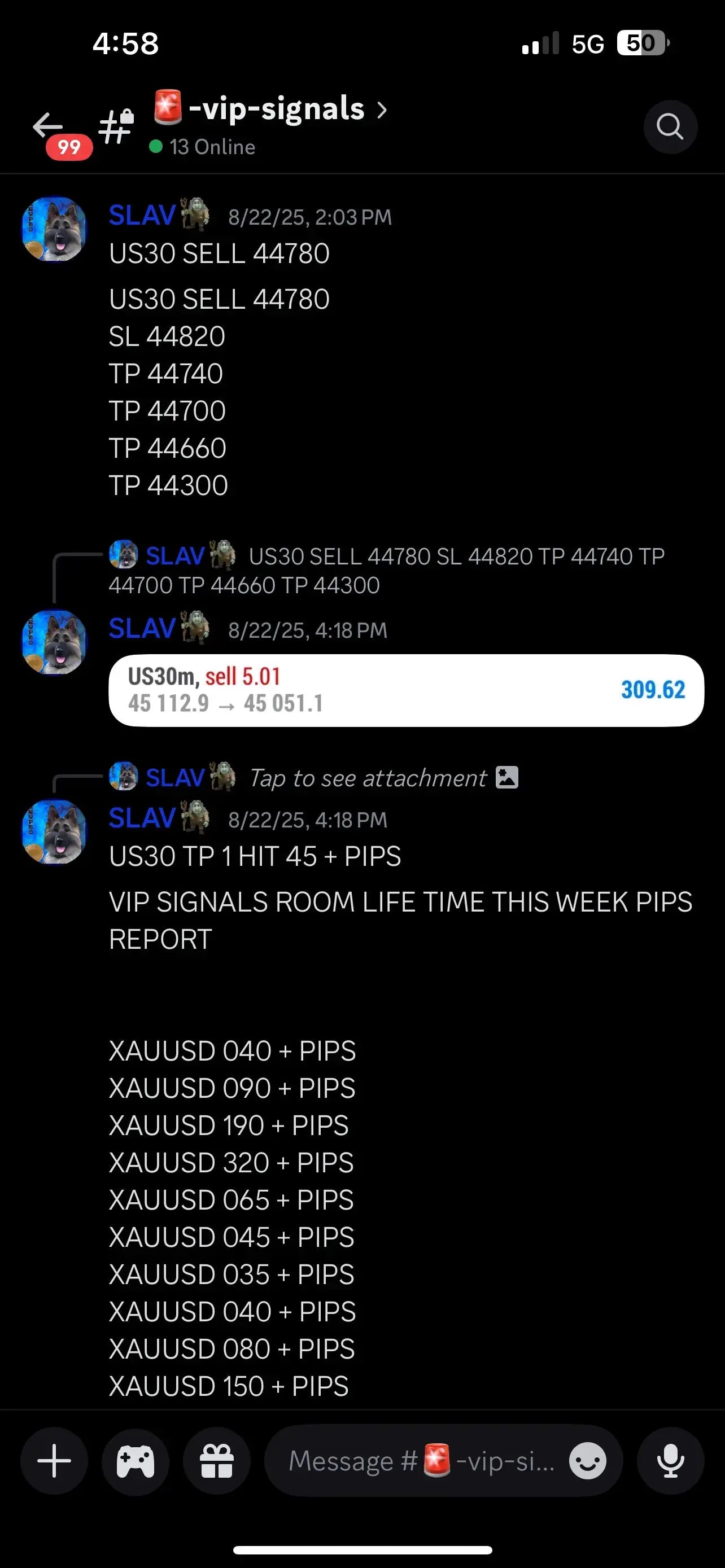 Lifetime copy-trade FF Investing